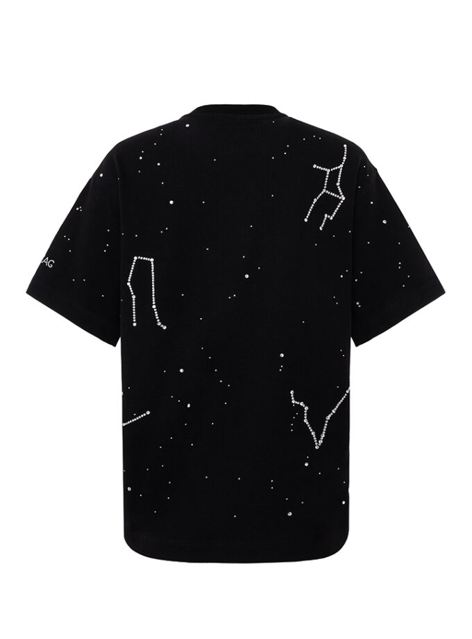 Футболка Zigzag чорна Сузір'я crystal