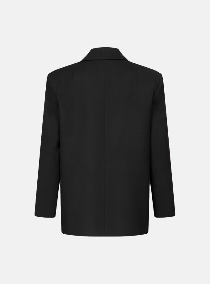 Жакет Bazhane двобортний оверсайз чорний