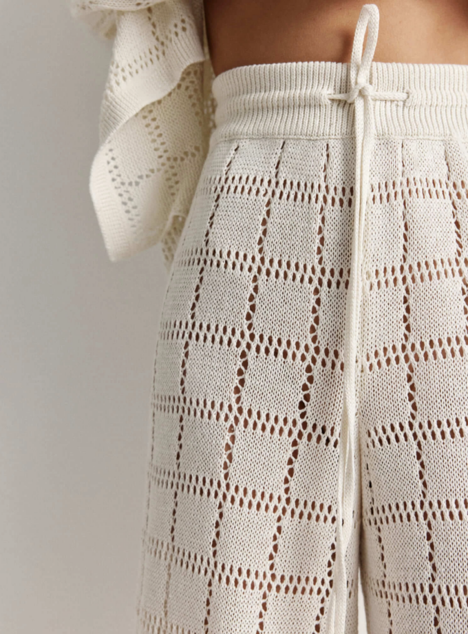 Штани O.TAJE BRITTANY молочний