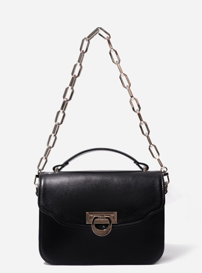 Сумка Verdoni VITA Nero (чорна, срібло)