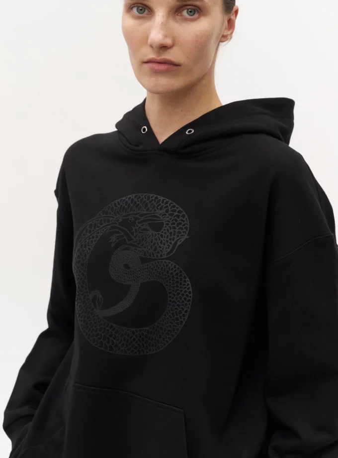 Худі Gasanova чорний дракон