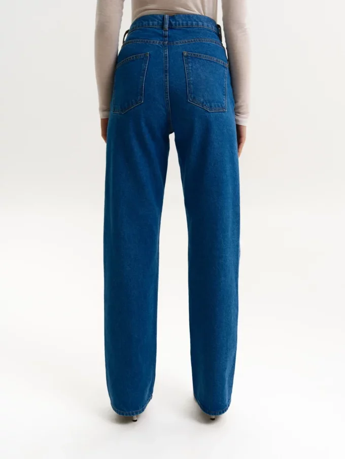 Джинси Bazhane прямого крою синій