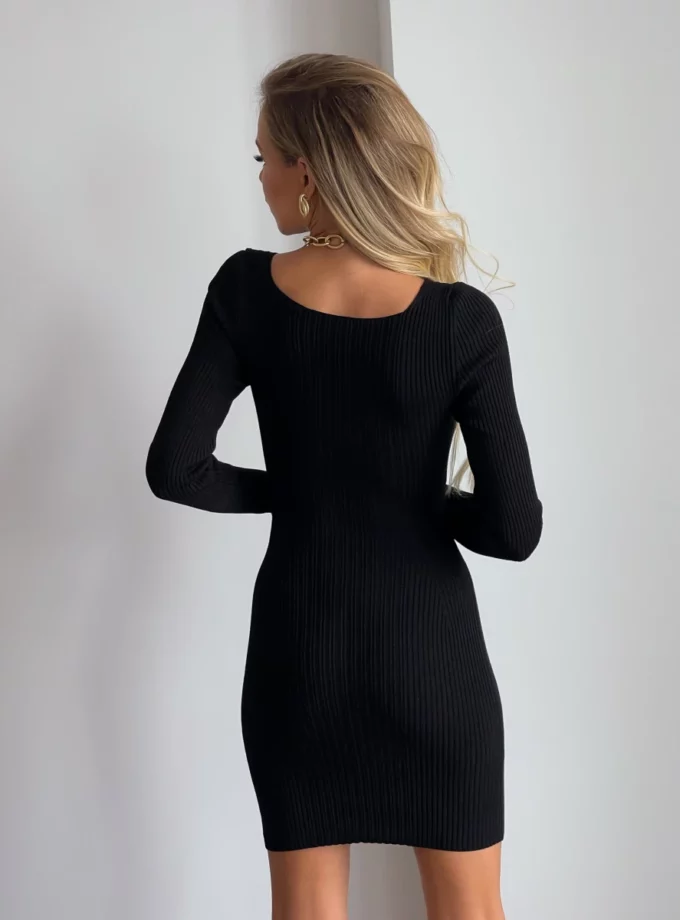 Сукня Malina бант міні чорна