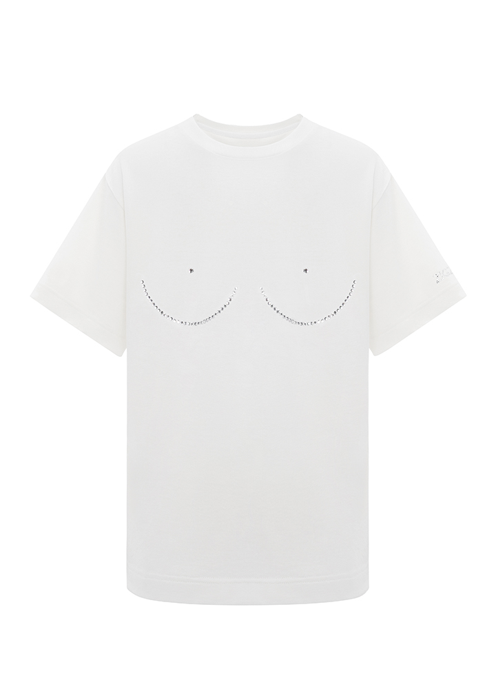 Футболка Zigzag молочна бюст