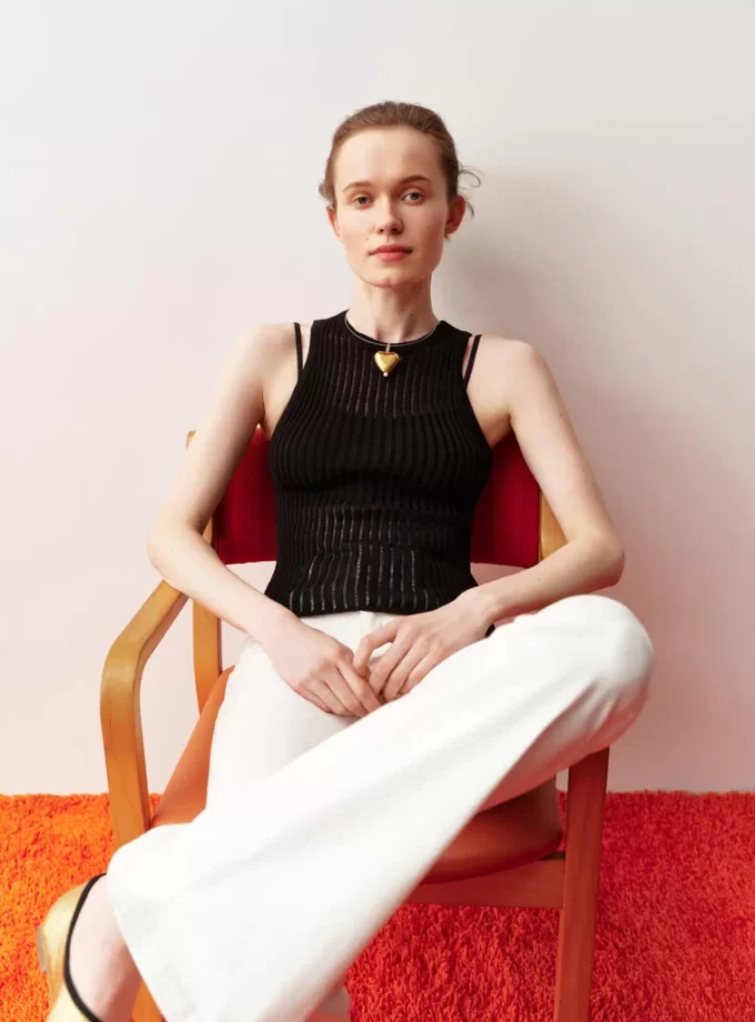 Топ O.TAJE BRIGHT чорний