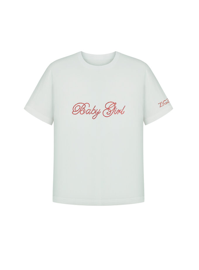 Футболка Zigzag молочна Baby girl (L.t.siam)