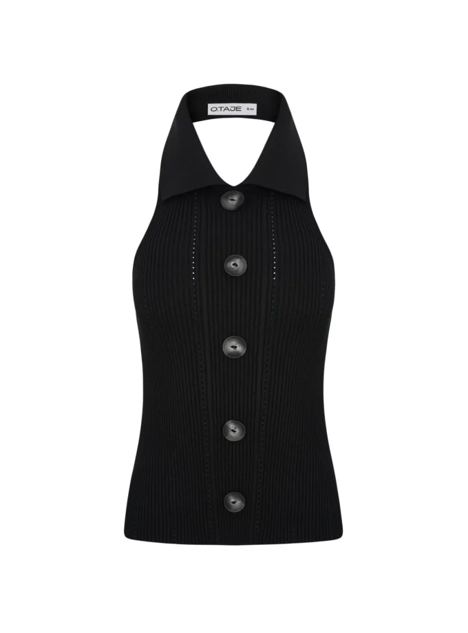 Топ O.TAJE GWEN чорний