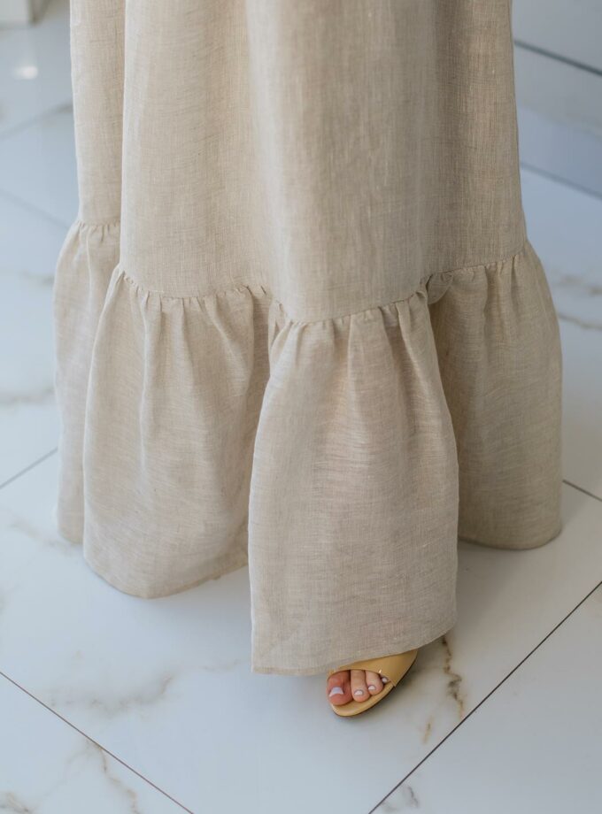 Лляна сукня максі FEEL and FLY Ursule Naturale