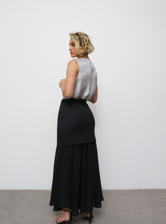 Блуза NAZARELL! твілова сірий