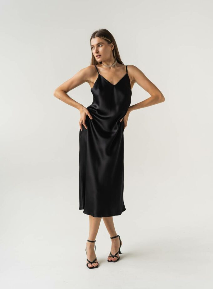 Сукня Anastasia Kolosova максі чорно-біла