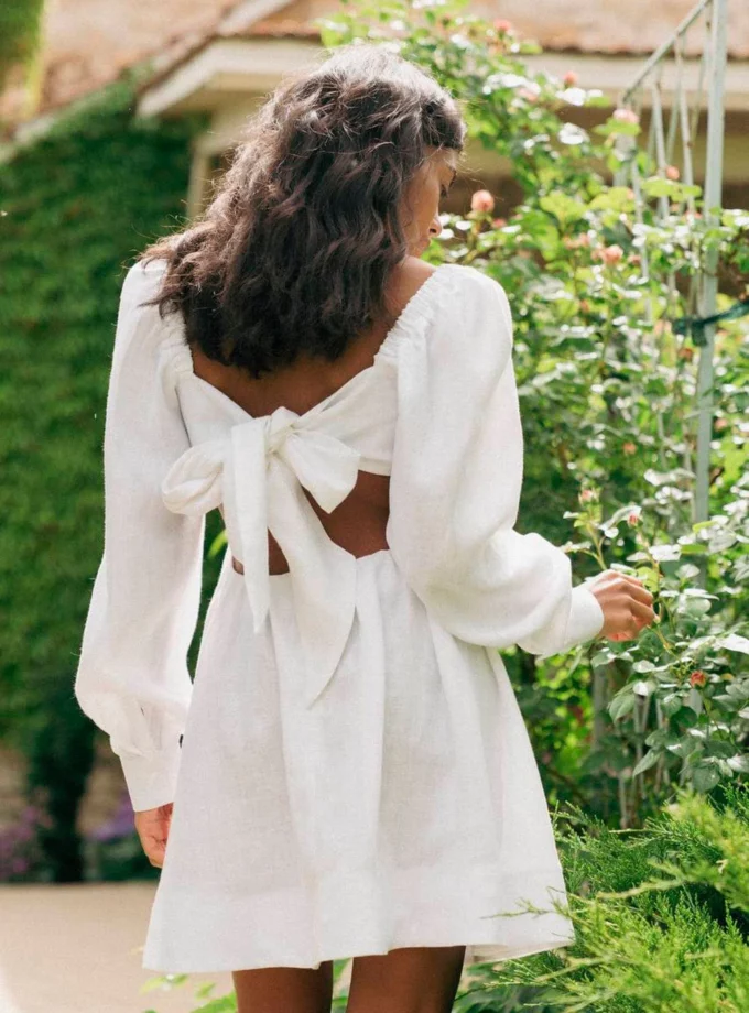 Сукня MOHD міні волан чорна