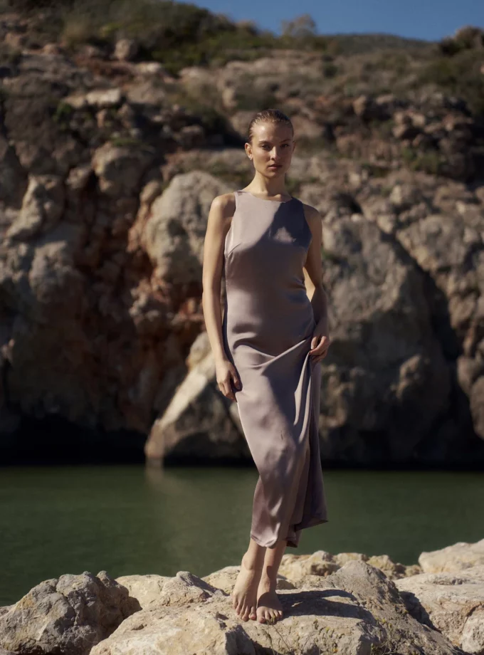 Жилет MOHD з кишенями та внутрішнім січеним топом сірий