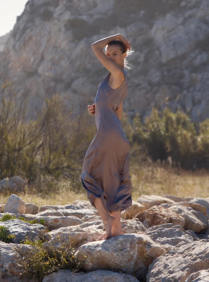 Жилет MOHD з кишенями та внутрішнім січеним топом сірий