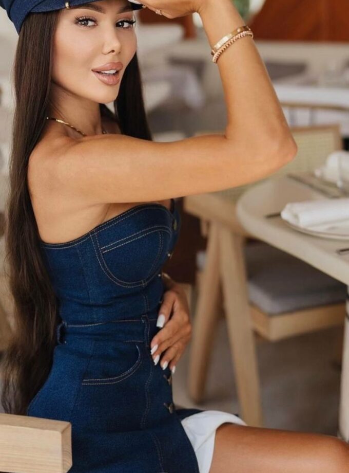 Сукня Monday_atelier корсет спідниця синій денім