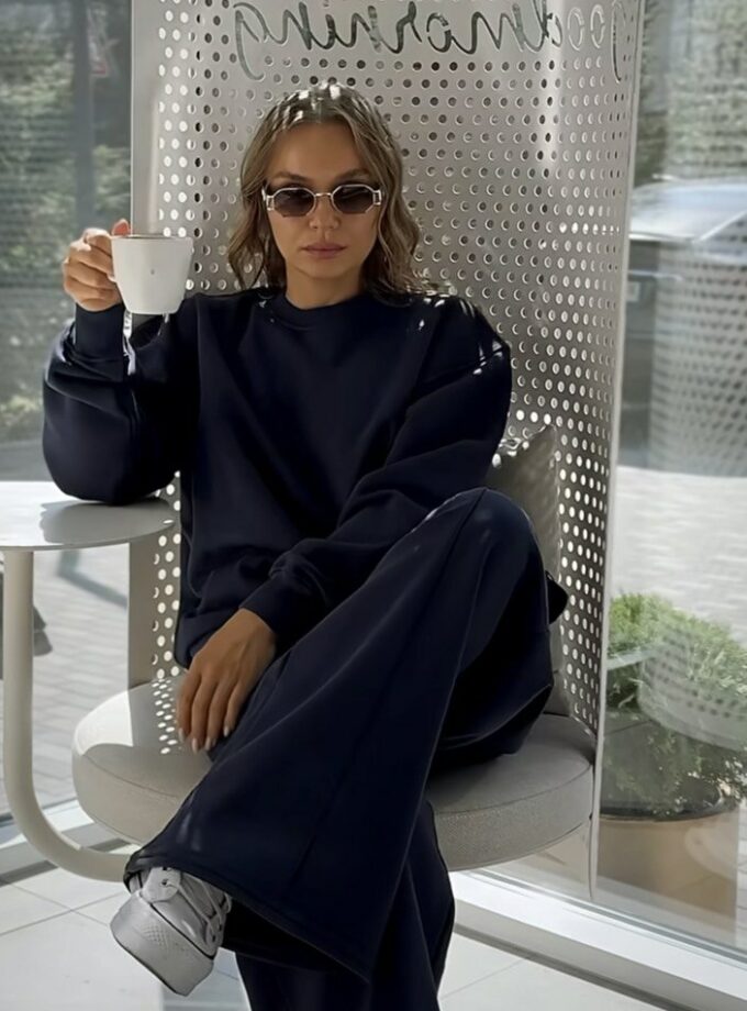 Брюки Gasanova спортивні широкі сині