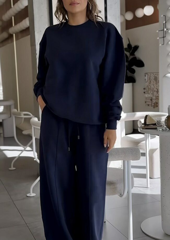 Світшот Gasanova лого принт синій