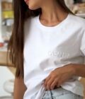 Футболка Gasanova вишивка бісером біла - Зображення 4