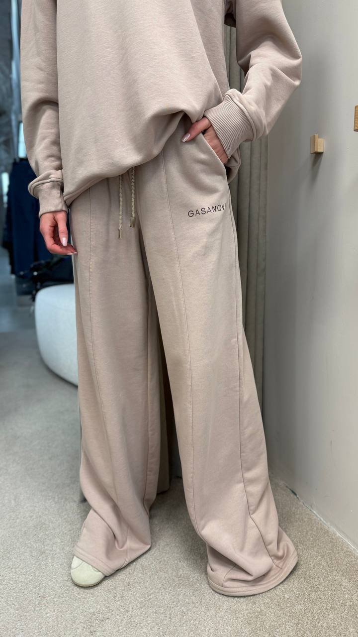 Брюки Gasanova спортивні широкі мокко - Зображення 2