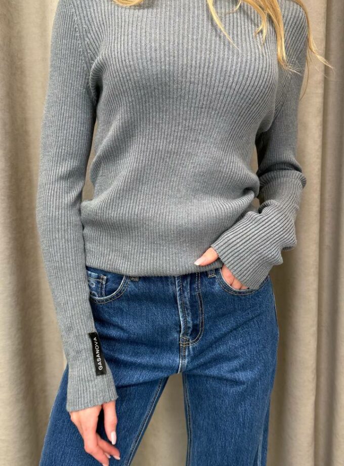 Гольф Gasanova вовняний темно-сірий