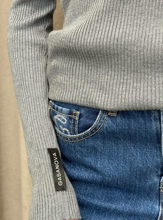 Гольф Gasanova вовняний темно-сірий