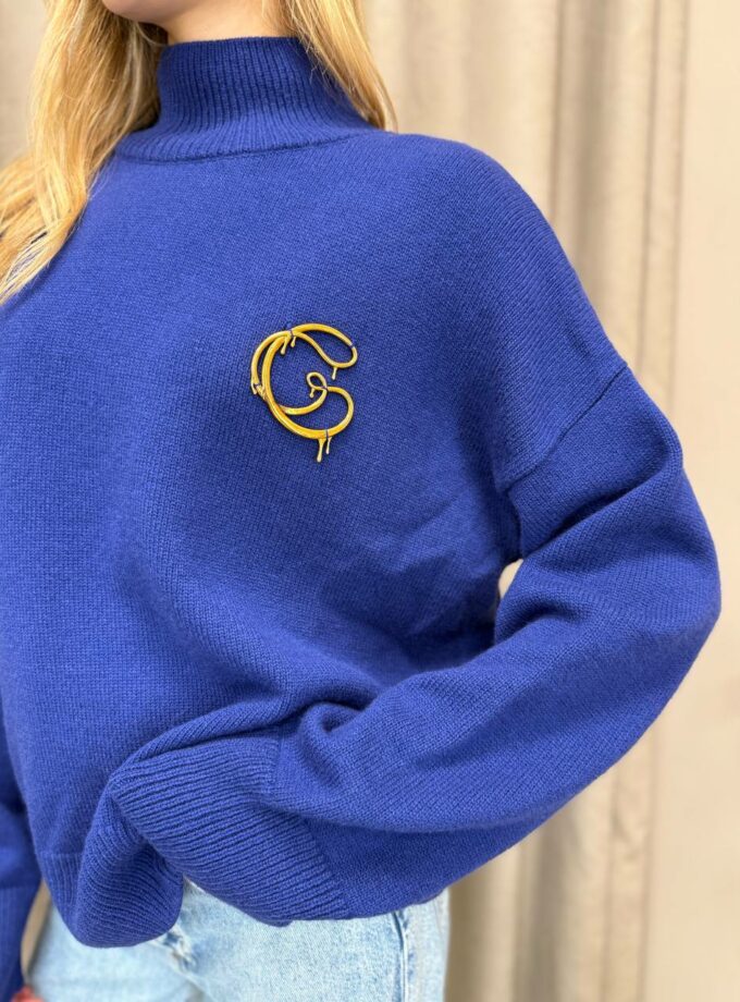 Светр Gasanova G блакитний