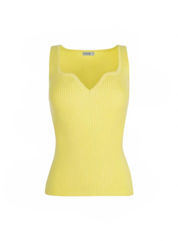 Топ O.TAJE SHAYNE лимонний