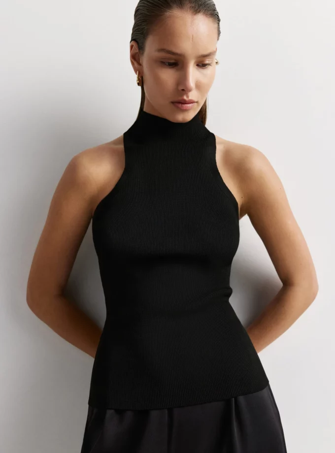 Топ O.TAJE CLAIRE чорний