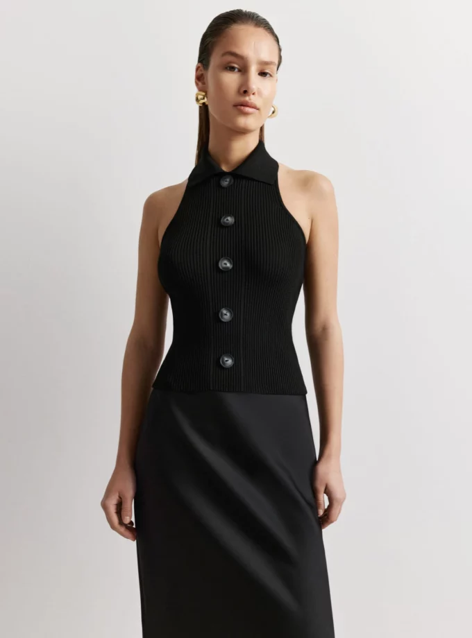 Топ O.TAJE GWEN чорний