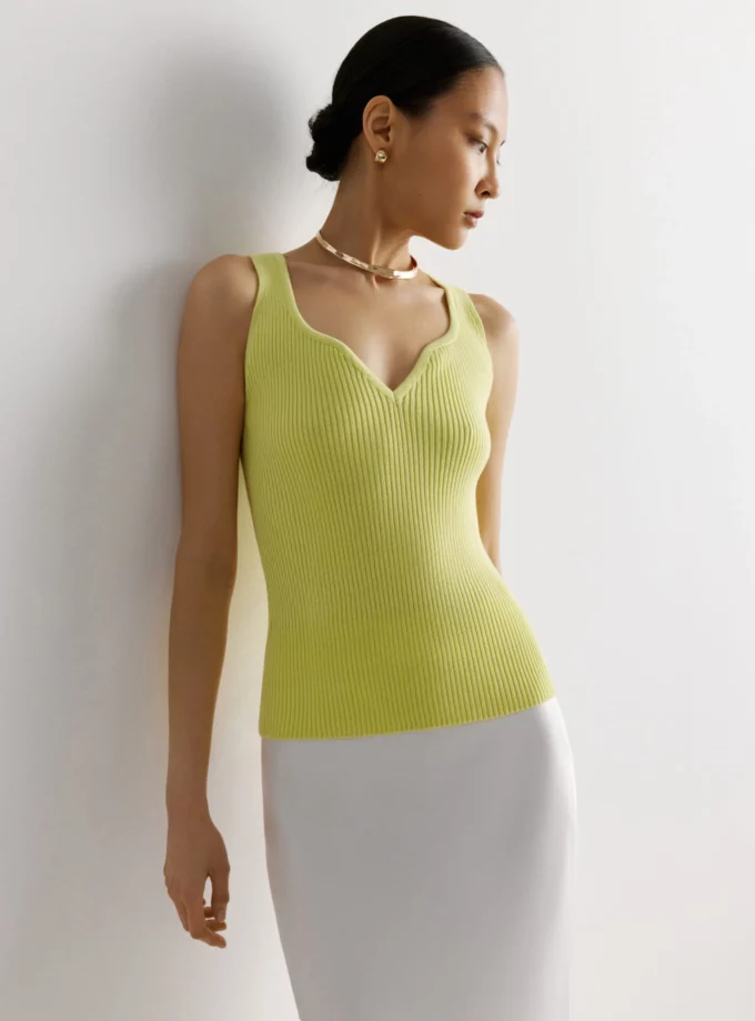 Топ O.TAJE SHAYNE лимонний