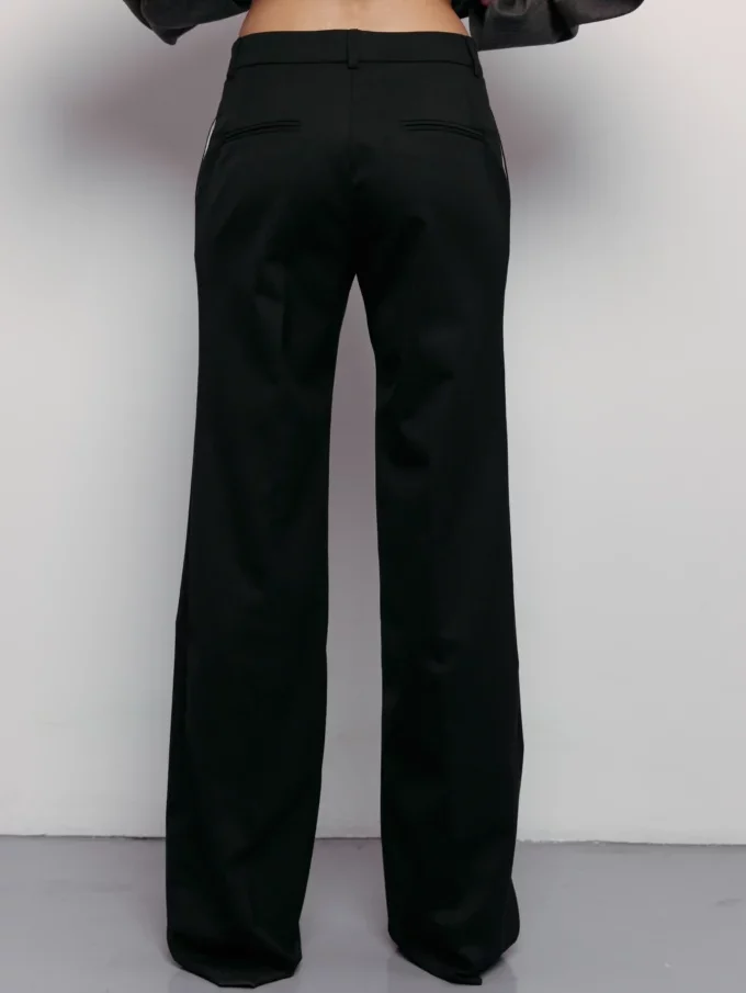 Брюки Bazhane Slick tailored pants чорні