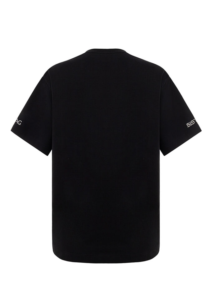 Футболка Zigzag чорна з корсетом Кейт