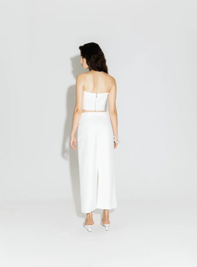 Топ TOTAL WHITE корсетний Велльс