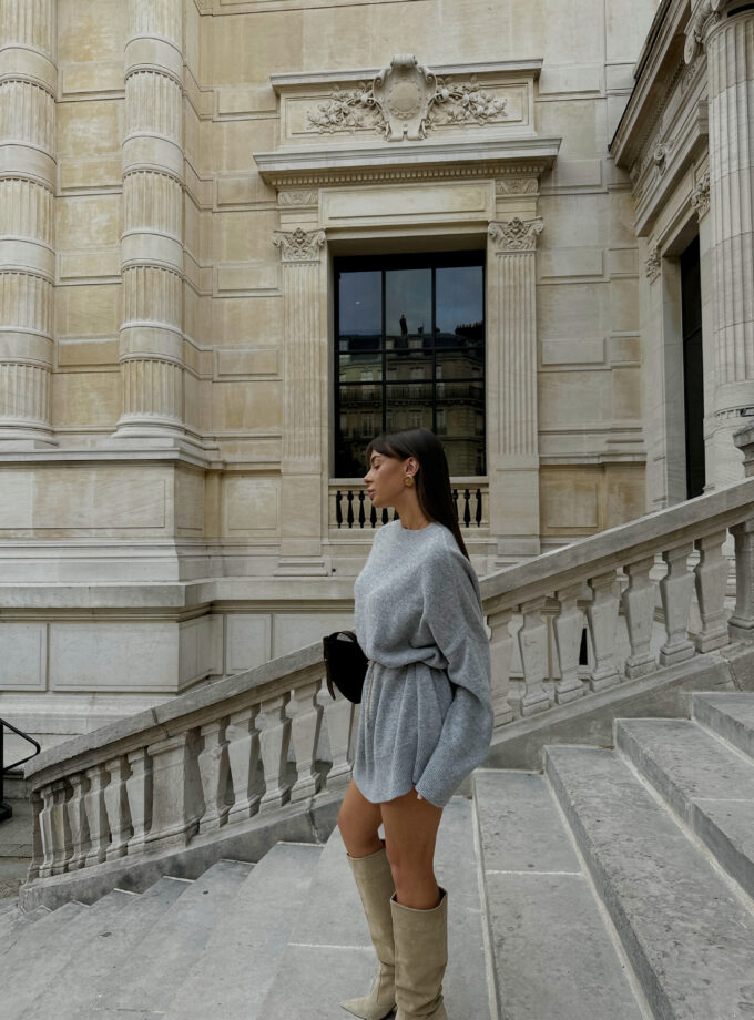 Сукня-светр Shevchenko сірий