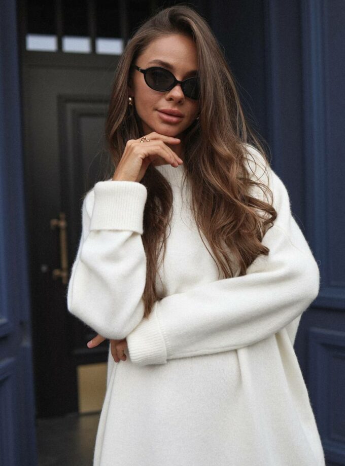 Сукня-светр Shevchenko молочний