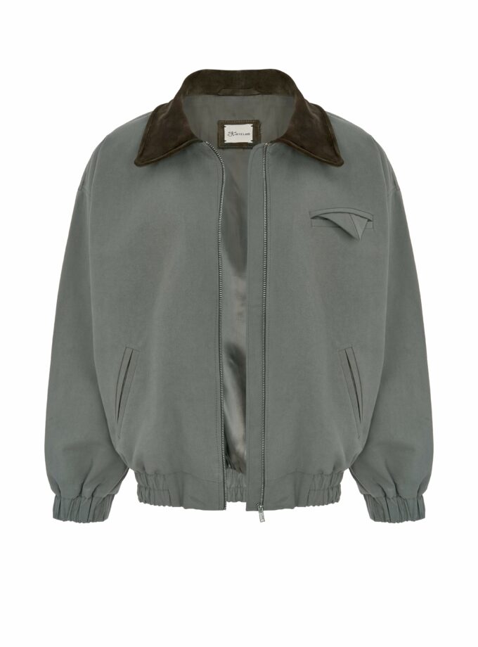 Бомбер KateLab сірий