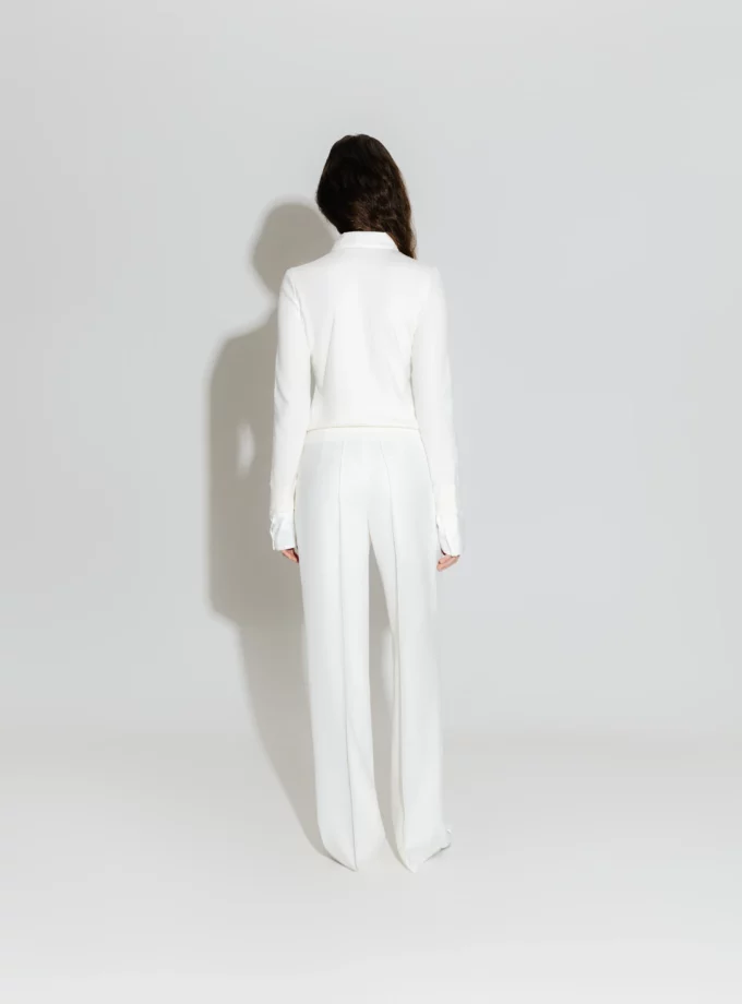 Лонгслів TOTAL WHITE з манжетами