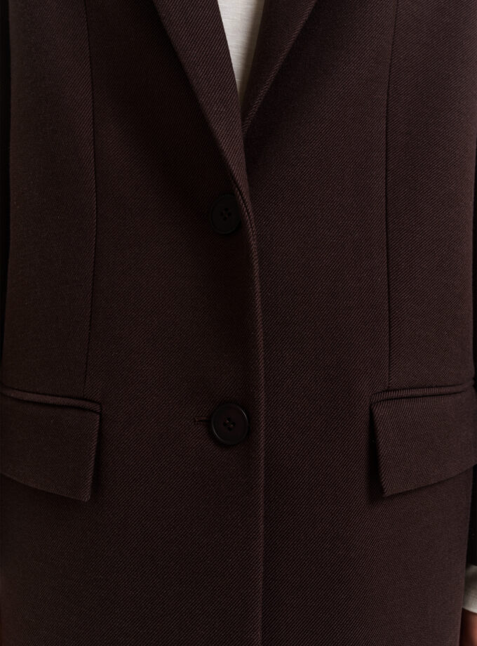 Пальто Bazhane прямого крою коричневий