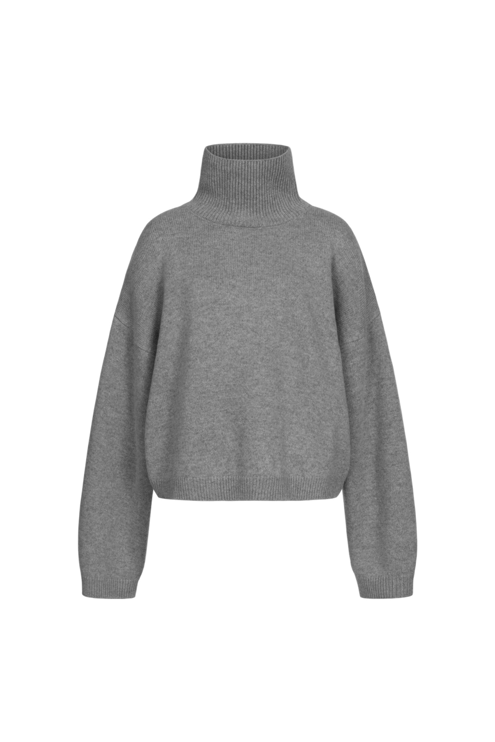 Светр Bazhane укорочений оверсайз сірий - Зображення 3