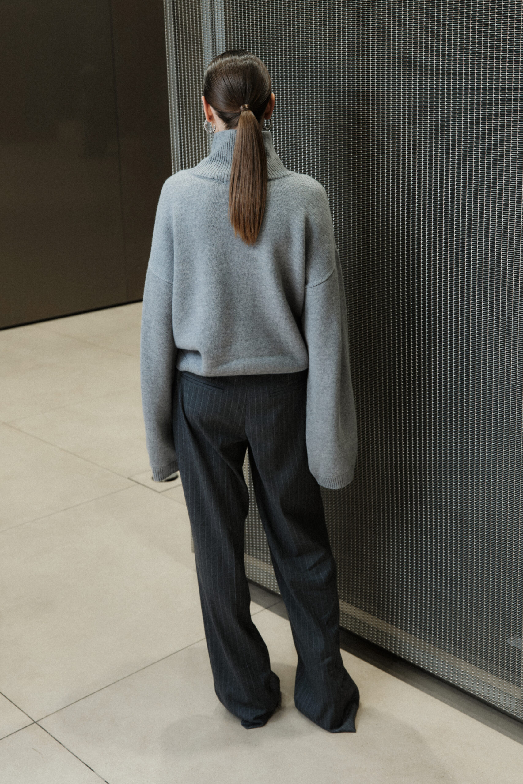 Светр Bazhane укорочений оверсайз сірий - Зображення 2