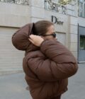 Пуховик Marymax трансформер вкорочений на резинці шоколад світлий - Зображення 3
