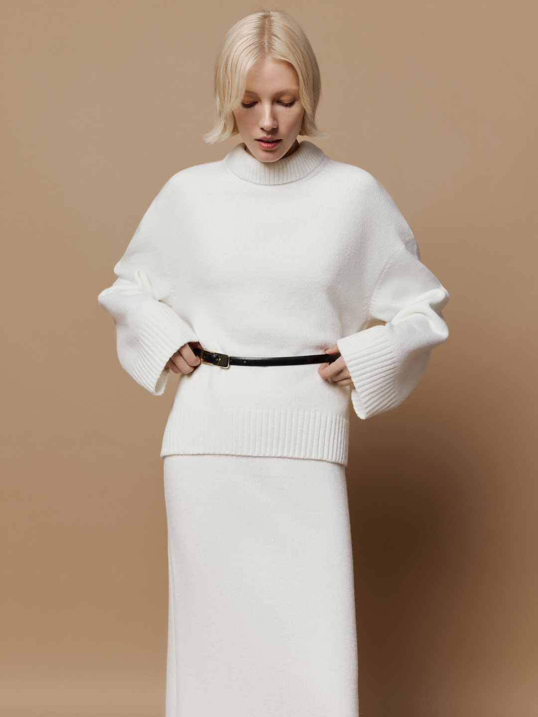 Светр 25union з манжетами Нідея молоко - Зображення 3