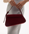 Сумка Juna suede bag бургунді - Зображення 2