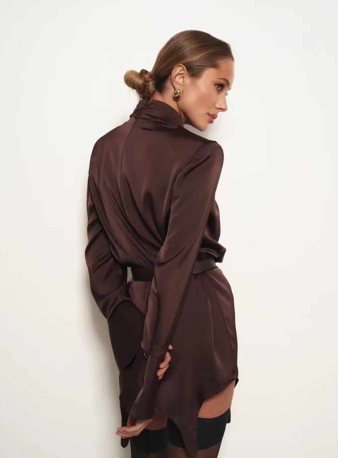 Сукня MOHD з гартерами бордо