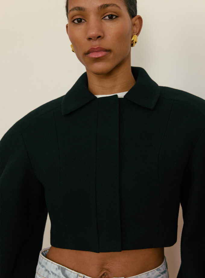 Бомбер Bazhane Horn bomber чорний