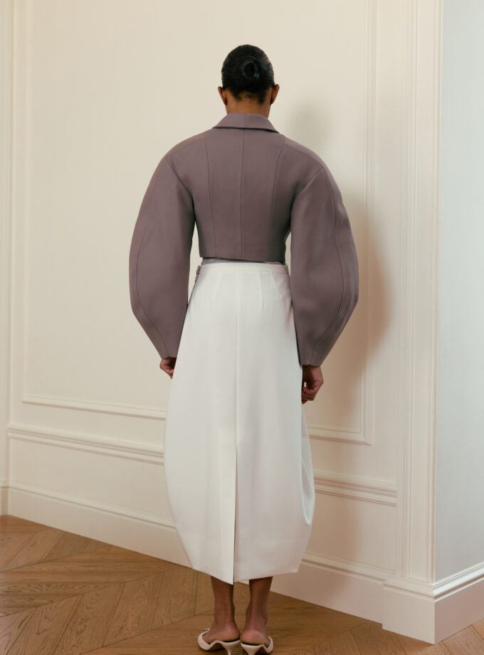 Бомбер Bazhane Horn bomber світло-сірий