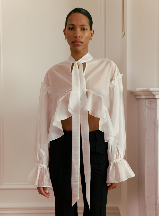 Блуза Bazhane Breezy blouse молочний