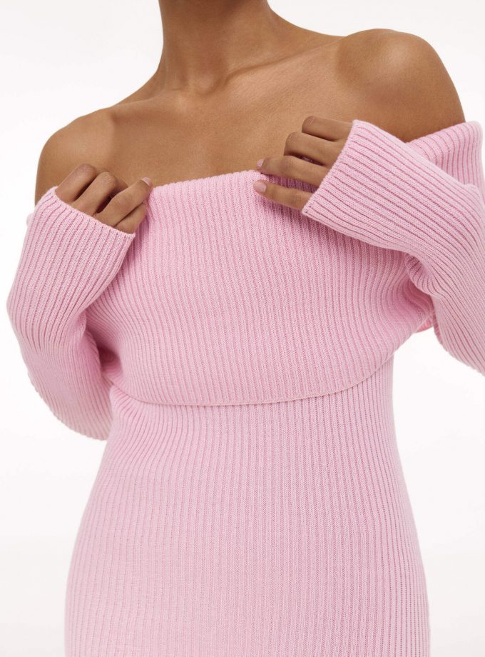 Сукня 25union міні з відкритими плечима Маріте рожева
