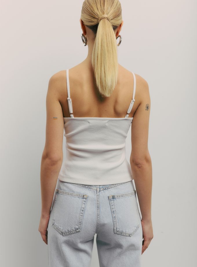 Майка Bazhane Frisky top молочний