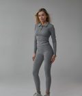 Костюм Marymax легінси зі штрипками + поло меланж