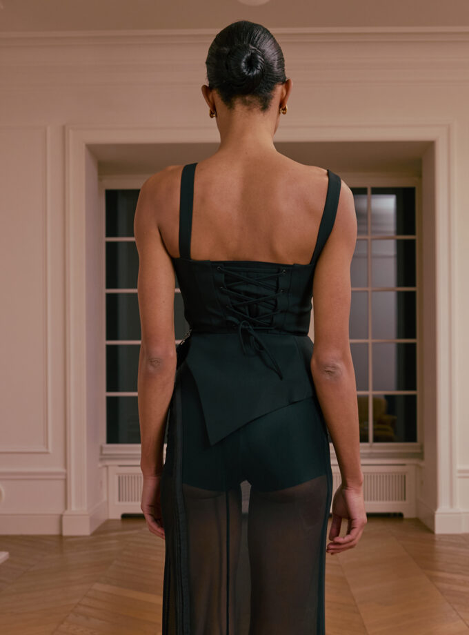 Топ Bazhane Moonlit top чорний